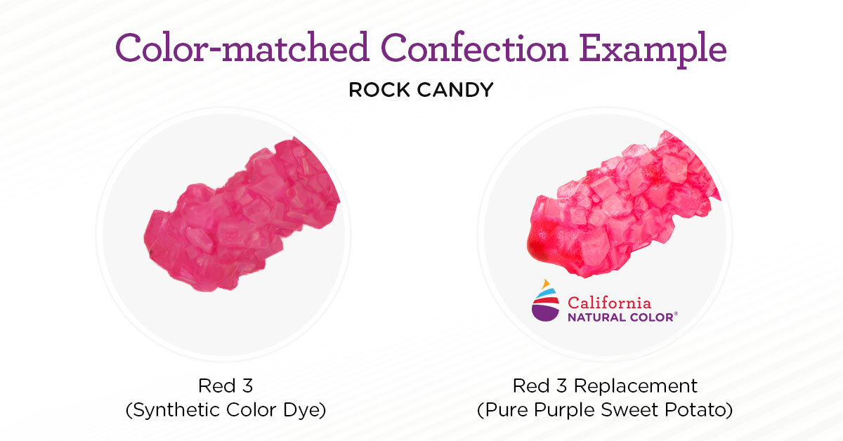 Color matched confection example