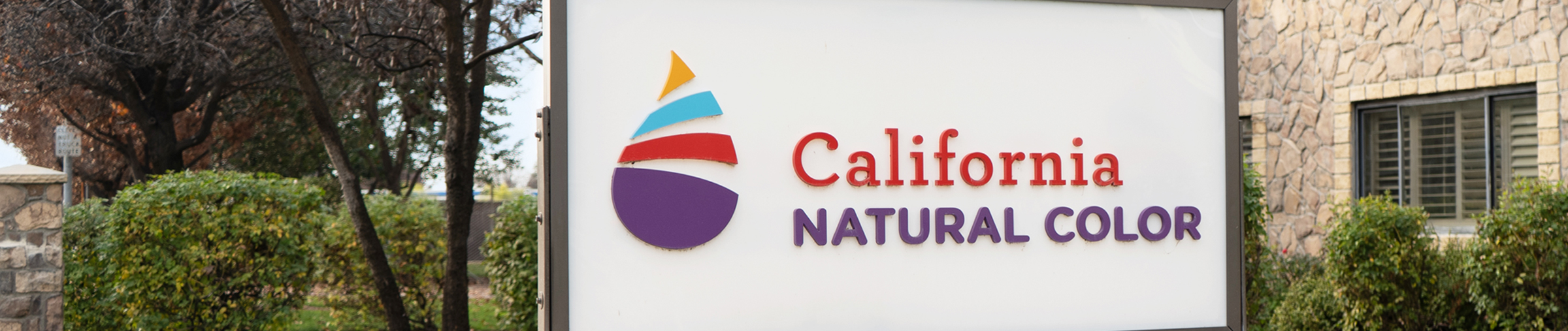 California Natural Color Sign